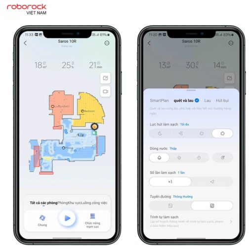 ROBOT HÚT BỤI LAU NHÀ ROBOROCK SAROS 10R - 39