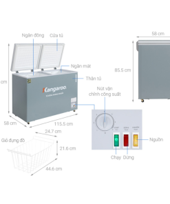 Tủ đông Kangaroo KGFZ312NK2 - 17
