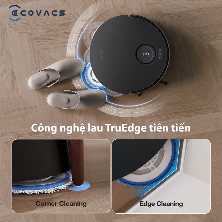 ROBOT HÚT BỤI LAU NHÀ ECOVACS DEEBOT T30S COMBO - 123 ROBOT HÚT BỤI LAU NHÀ ECOVACS DEEBOT T30S COMBO
