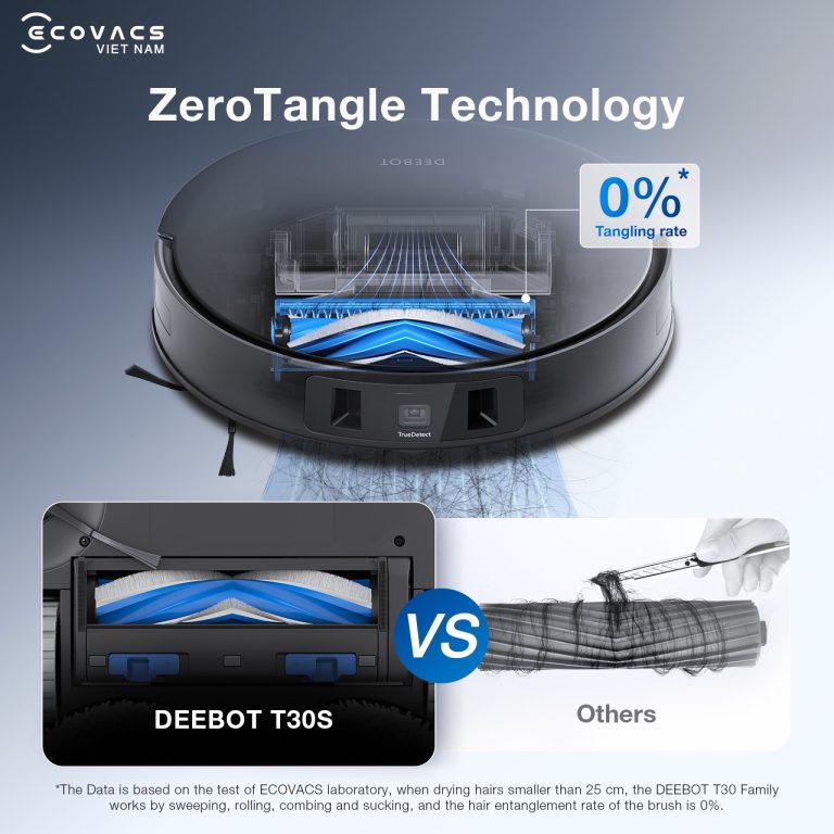 ROBOT HÚT BỤI LAU NHÀ ECOVACS DEEBOT T30S COMBO - 131 ROBOT HÚT BỤI LAU NHÀ ECOVACS DEEBOT T30S COMBO