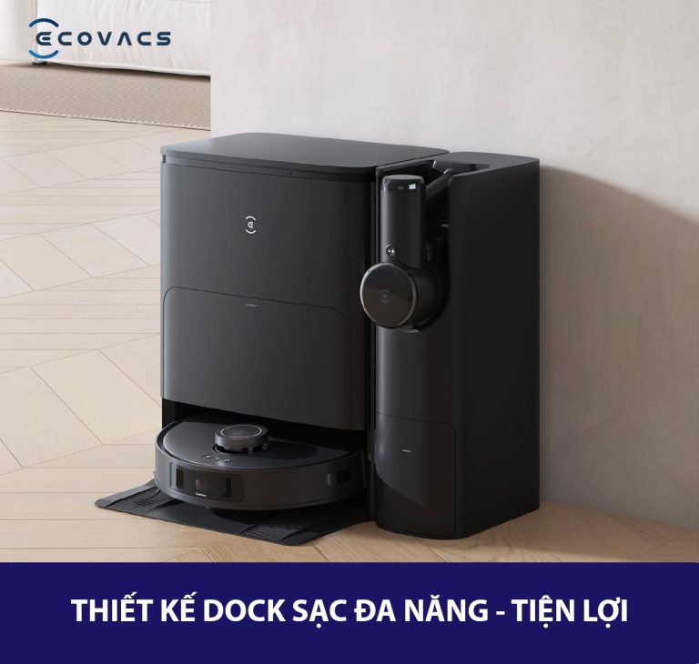 ROBOT HÚT BỤI LAU NHÀ ECOVACS DEEBOT T30S COMBO - 132 ROBOT HÚT BỤI LAU NHÀ ECOVACS DEEBOT T30S COMBO