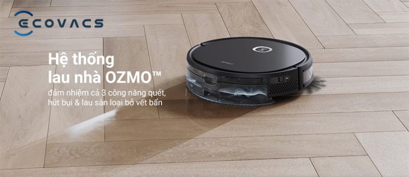 ROBOT HÚT BỤI LAU NHÀ ECOVACS DEEBOT U2 PRO - 70 ROBOT HÚT BỤI LAU NHÀ ECOVACS DEEBOT U2 PRO