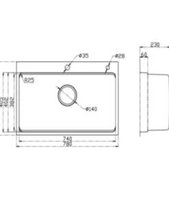 Chậu rửa bát KLUGER KF7850FS Plus - 30