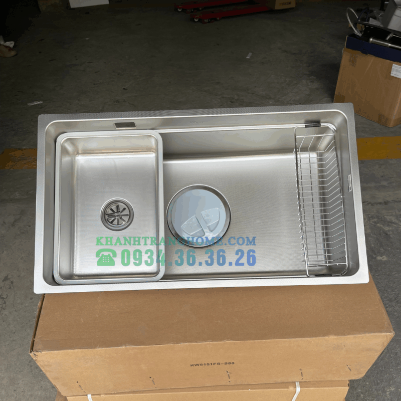 Chậu rửa bát KLUGER KU7844FS Plus - 60 Chậu rửa bát KLUGER KG7644FS