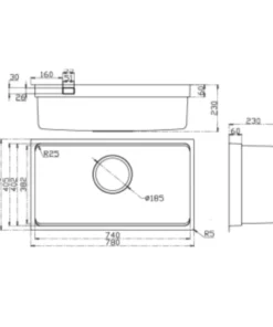 Chậu rửa bát KLUGER KU7844FS Plus - 29