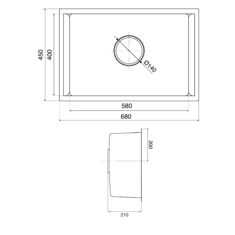 Chậu rửa bát KLUGER KU8121B-S68 - 20 Chậu rửa bát KLUGER KU8121B-S68