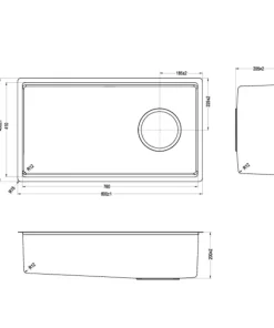 Chậu rửa bát KLUGER KY8045SL - 15 Chậu rửa bát KLUGER KY8045SL