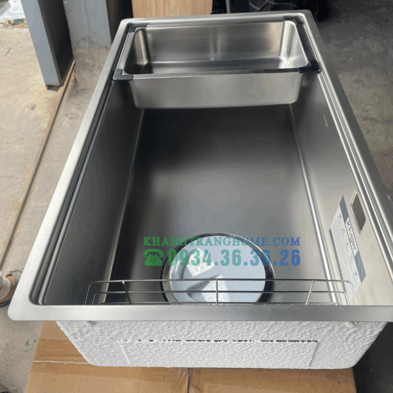 Chậu rửa bát KLUGER KY8045SL - 39 Chậu rửa bát KLUGER KY8045SL