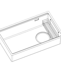 Chậu rửa bát KLUGER KY7545SL-S75
