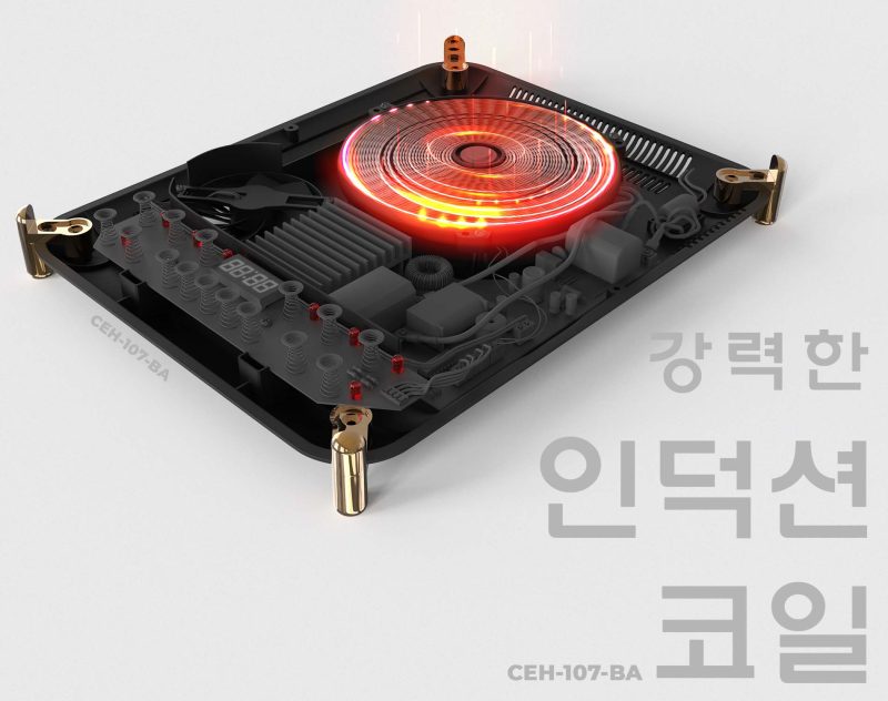 BẾP TỪ ĐƠN HAWONKOO CEH-107-BA (KÈM NỒI) - 58 BẾP TỪ ĐƠN HAWONKOO CEH-107-BA