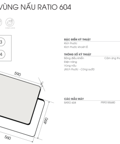 Bếp điện từ ELICA RATIO 604 PRF0185680 - 17
