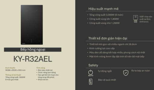 Bếp hồng ngoại Panasonic KY-R32AEL - 7