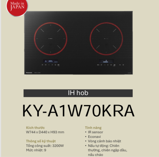 Bếp từ Panasonic KY-A1W70KRA - 3