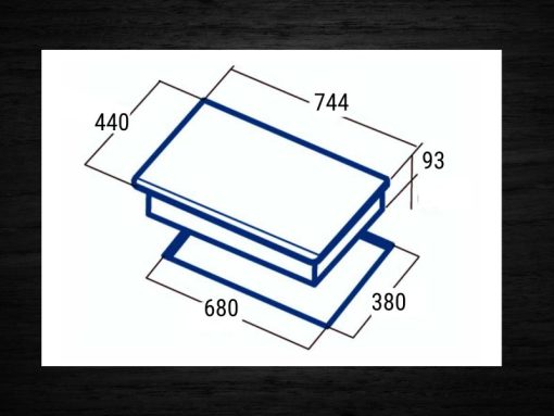 Bếp từ Panasonic KY-C1W70KRA - 3