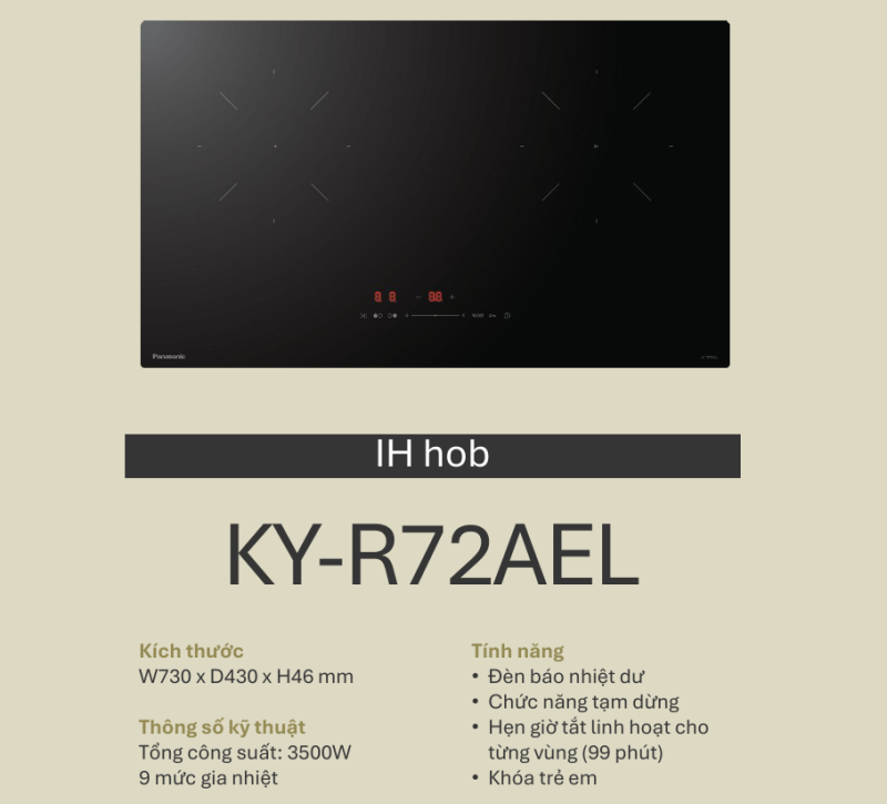 Bếp từ Panasonic KY-R72AEL - 15 Bếp từ Panasonic KY-R72AEL