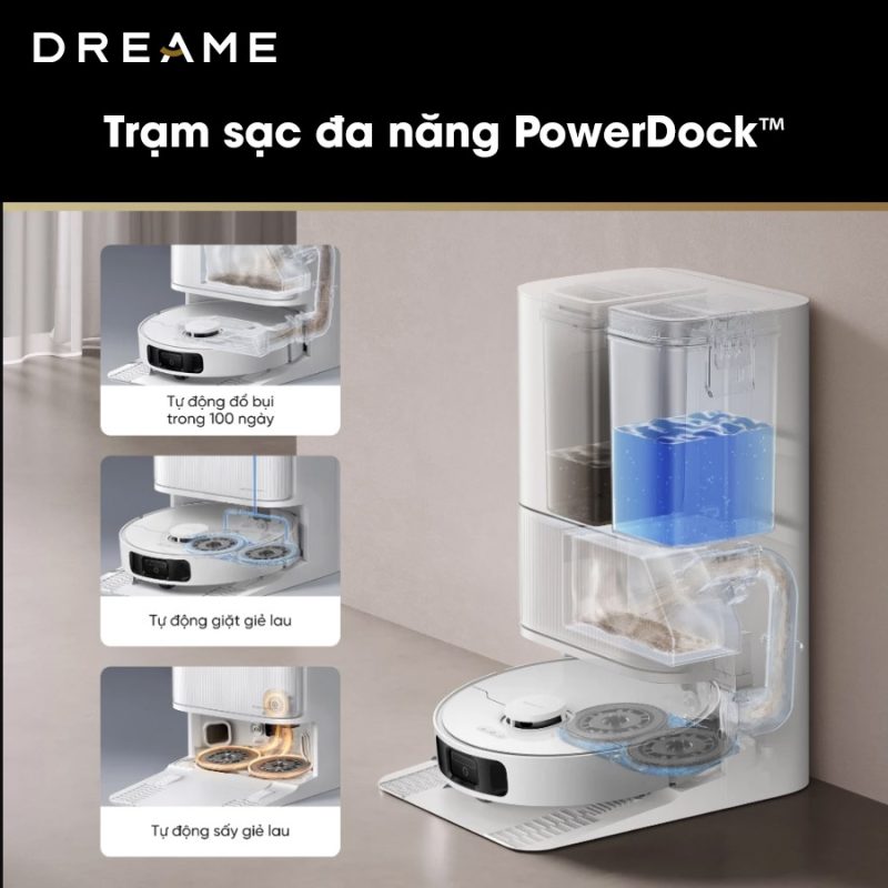 ROBOT HÚT BỤI LAU NHÀ DREAME D20 ULTRA - 74 ROBOT HÚT BỤI LAU NHÀ DREAME D20 ULTRA
