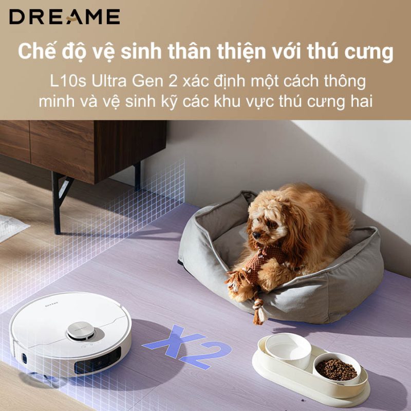 ROBOT HÚT BỤI LAU NHÀ DREAME L10S ULTRA GEN 2 - 100 ROBOT HÚT BỤI LAU NHÀ DREAME L10S ULTRA GEN 2