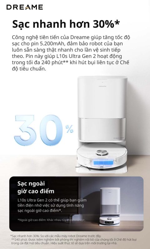 ROBOT HÚT BỤI LAU NHÀ DREAME L10S ULTRA GEN 2 - 103 ROBOT HÚT BỤI LAU NHÀ DREAME L10S ULTRA GEN 2