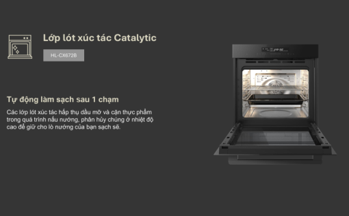 Lò nướng âm tủ Panasonic HL-CX672B - 11