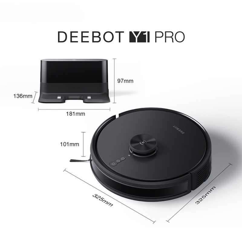 ROBOT HÚT BỤI LAU NHÀ ECOVACS DEEBOT Y1 PRO - 63 ROBOT HÚT BỤI LAU NHÀ ECOVACS DEEBOT Y1 PRO