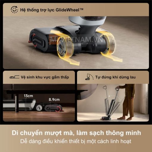 MÁY HÚT BỤI LAU NHÀ KHÔ VÀ ƯỚT DREAME H15 PRO HEAT - 27