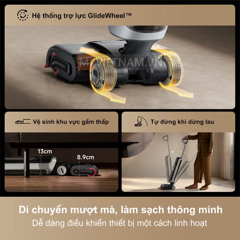 MÁY HÚT BỤI LAU NHÀ KHÔ VÀ ƯỚT DREAME H15 PRO HEAT - 71 MÁY HÚT BỤI LAU NHÀ KHÔ VÀ ƯỚT DREAME H15 PRO HEAT