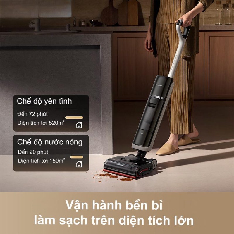 MÁY HÚT BỤI LAU NHÀ KHÔ VÀ ƯỚT DREAME H15 PRO HEAT - 75 MÁY HÚT BỤI LAU NHÀ KHÔ VÀ ƯỚT DREAME H15 PRO HEAT