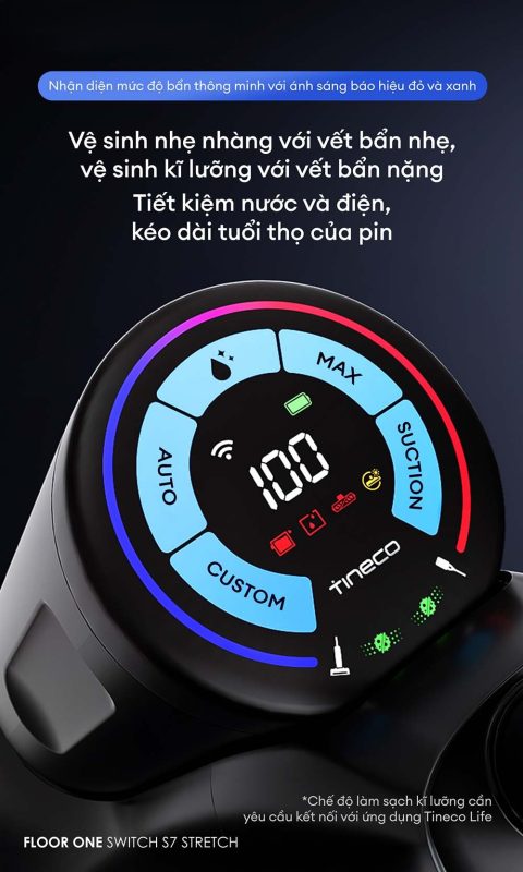 MÁY HÚT BỤI LAU NHÀ TINECO FLOOR ONE SWITCH S7 STRETCH - 99 MÁY HÚT BỤI LAU NHÀ TINECO FLOOR ONE SWITCH S7 STRETCH