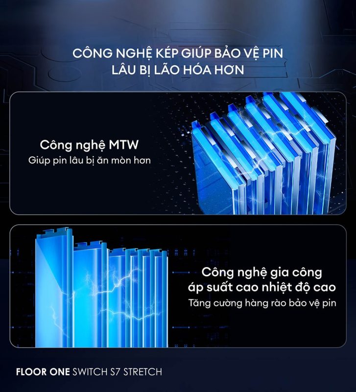 MÁY HÚT BỤI LAU NHÀ TINECO FLOOR ONE SWITCH S7 STRETCH - 107 MÁY HÚT BỤI LAU NHÀ TINECO FLOOR ONE SWITCH S7 STRETCH