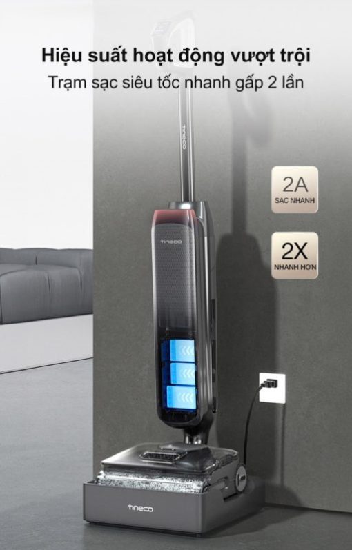 MÁY HÚT BỤI LAU NHÀ TINECO FLOOR ONE S9 ARTIST STEAM - 27