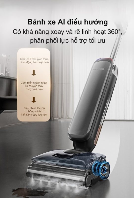 MÁY HÚT BỤI LAU NHÀ TINECO FLOOR ONE S9 ARTIST STEAM - 81 MÁY HÚT BỤI LAU NHÀ TINECO FLOOR ONE S9 ARTIST STEAM