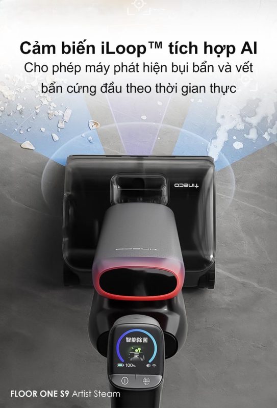 MÁY HÚT BỤI LAU NHÀ TINECO FLOOR ONE S9 ARTIST STEAM - 88 MÁY HÚT BỤI LAU NHÀ TINECO FLOOR ONE S9 ARTIST STEAM