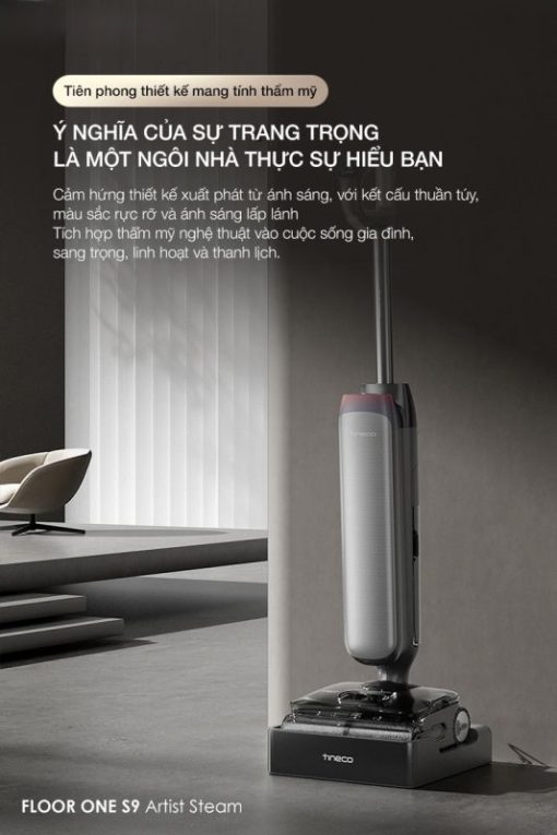 MÁY HÚT BỤI LAU NHÀ TINECO FLOOR ONE S9 ARTIST STEAM - 37