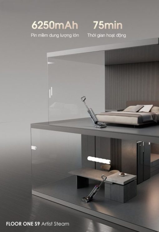 MÁY HÚT BỤI LAU NHÀ TINECO FLOOR ONE S9 ARTIST STEAM - 25