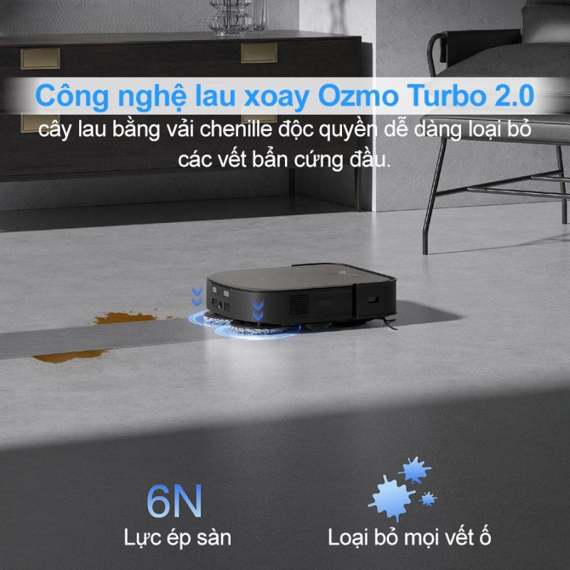 ROBOT HÚT BỤI LAU NHÀ ECOVACS DEEBOT X2 OMNI - 122 ROBOT HÚT BỤI LAU NHÀ ECOVACS DEEBOT X2 OMNI
