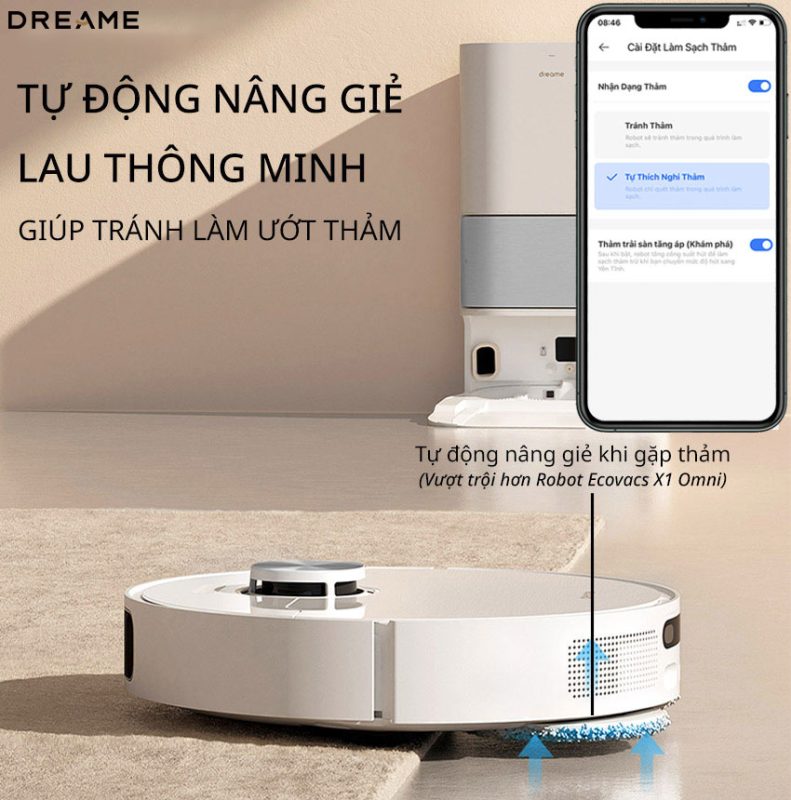 ROBOT HÚT BỤI LAU NHÀ DREAME L10S ULTRA SE - 82 ROBOT HÚT BỤI LAU NHÀ DREAME L10S ULTRA SE
