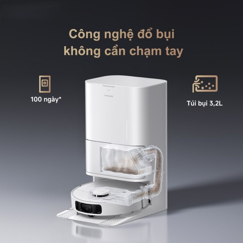 ROBOT HÚT BỤI LAU NHÀ DREAME D20 ULTRA - 80 ROBOT HÚT BỤI LAU NHÀ DREAME D20 ULTRA