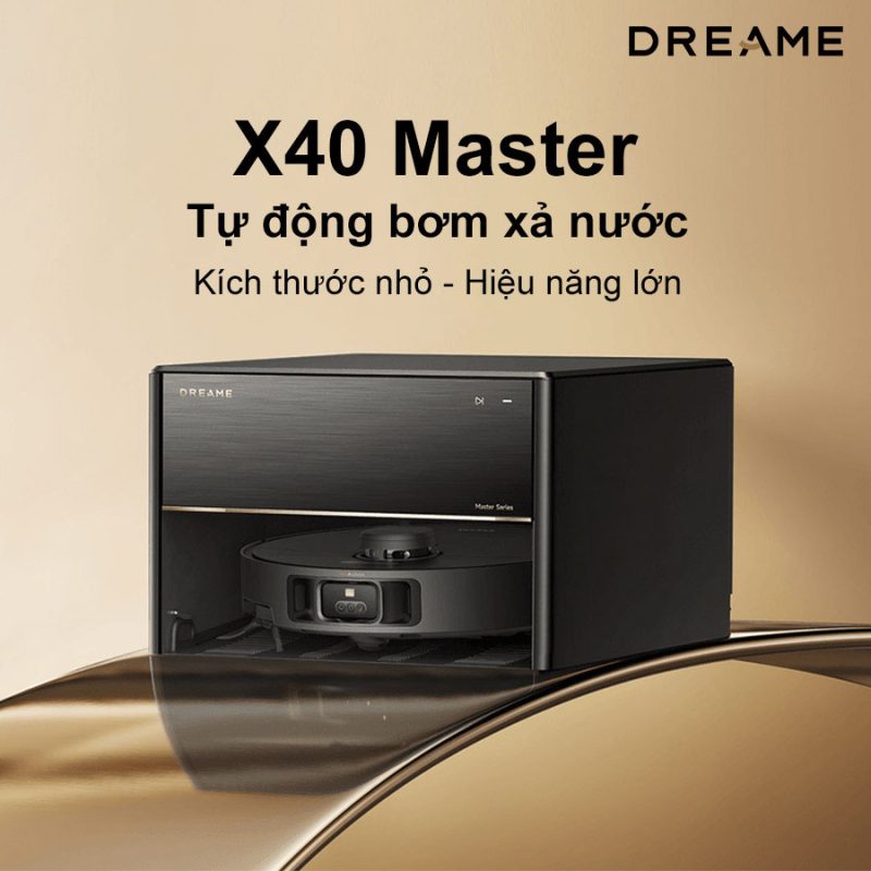 ROBOT HÚT BỤI LAU NHÀ DREAME X40 MASTER - 111 ROBOT HÚT BỤI LAU NHÀ DREAME X40 MASTER
