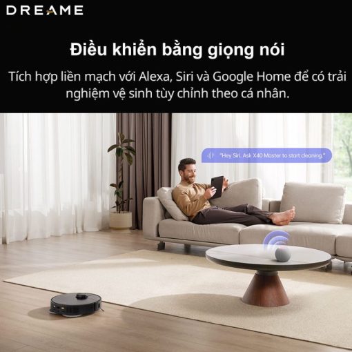 ROBOT HÚT BỤI LAU NHÀ DREAME X40 MASTER - 45