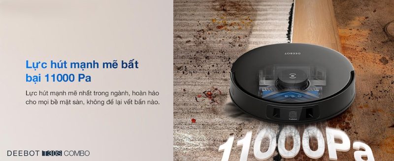 ROBOT HÚT BỤI LAU NHÀ ECOVACS DEEBOT T30S COMBO - 121 ROBOT HÚT BỤI LAU NHÀ ECOVACS DEEBOT T30S COMBO