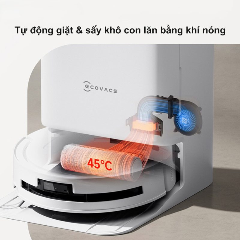 ROBOT HÚT BỤI LAU NHÀ ECOVACS DEEBOT T80 OMNI - 157 ROBOT HÚT BỤI LAU NHÀ ECOVACS DEEBOT T80 OMNI