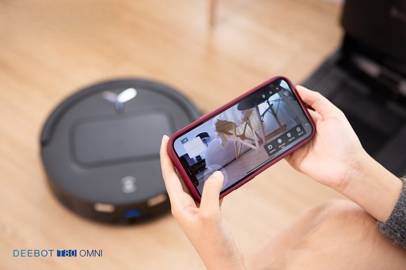 ROBOT HÚT BỤI LAU NHÀ ECOVACS DEEBOT T80 OMNI - 161 ROBOT HÚT BỤI LAU NHÀ ECOVACS DEEBOT T80 OMNI
