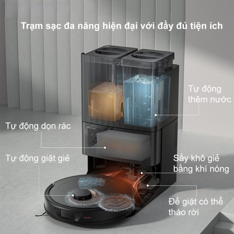 ROBOT HÚT BỤI LAU NHÀ ROBOROCK Q REVO S - 98 ROBOT HÚT BỤI LAU NHÀ ROBOROCK Q REVO S
