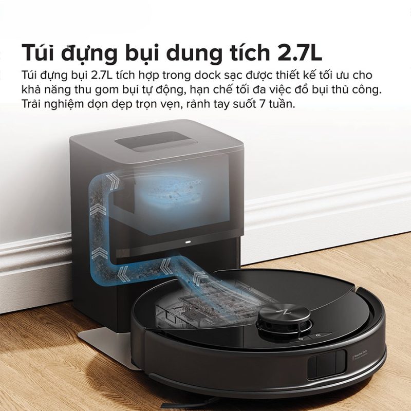 ROBOT HÚT BỤI LAU NHÀ ROBOROCK Q10 VF+ (PLUS) - 63 ROBOT HÚT BỤI LAU NHÀ ROBOROCK Q10 VF+ (PLUS)