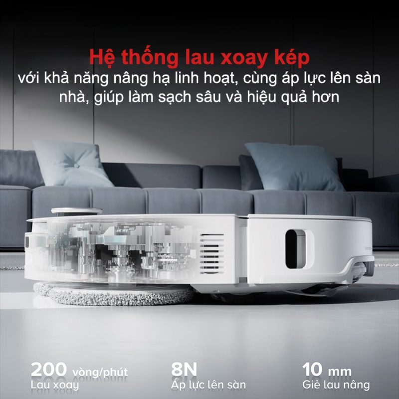 ROBOT HÚT BỤI LAU NHÀ ROBOROCK QREVO EDGET
