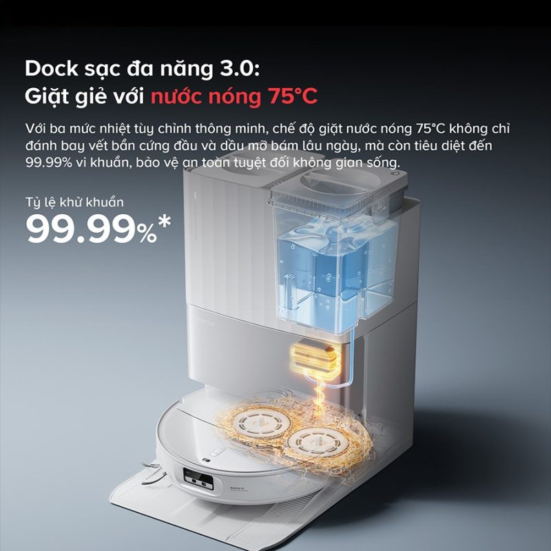 ROBOT HÚT BỤI LAU NHÀ ROBOROCK QREVO EDGET - 88 ROBOT HÚT BỤI LAU NHÀ ROBOROCK QREVO EDGET