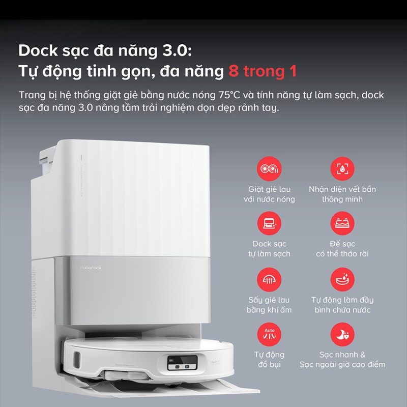 ROBOT HÚT BỤI LAU NHÀ ROBOROCK QREVO EDGET