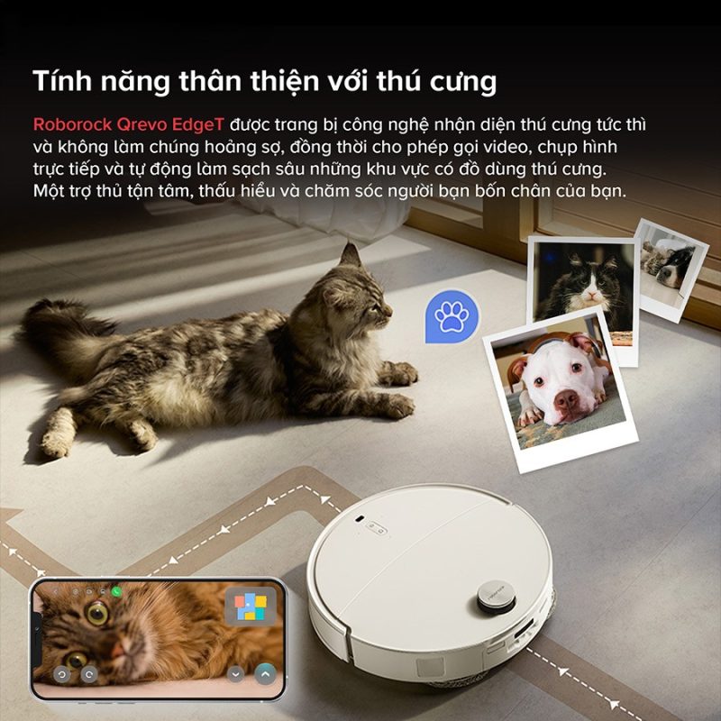 ROBOT HÚT BỤI LAU NHÀ ROBOROCK QREVO EDGET