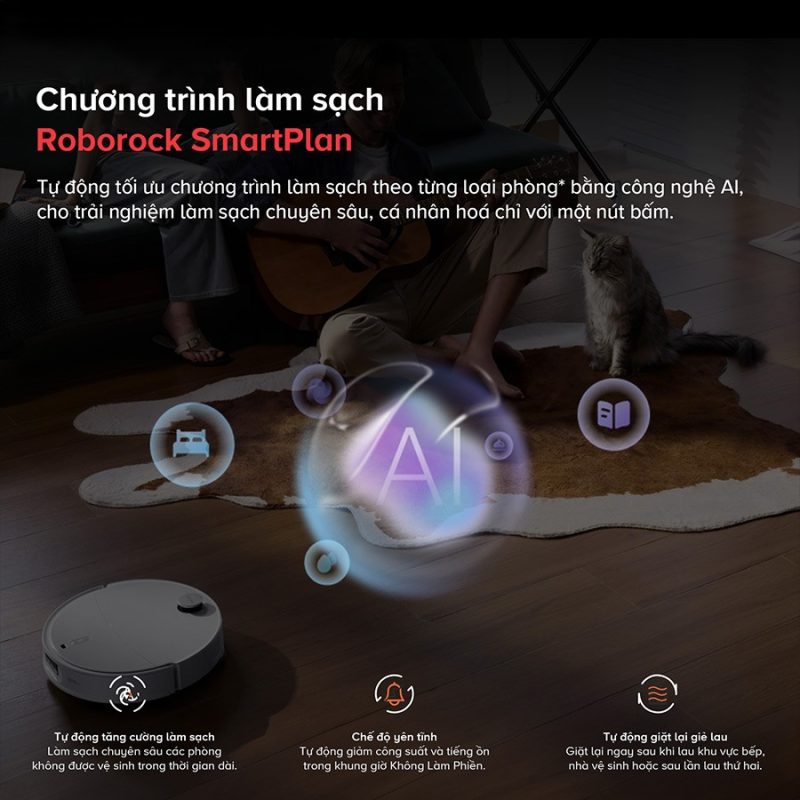 ROBOT HÚT BỤI LAU NHÀ ROBOROCK QREVO EDGET - 91 ROBOT HÚT BỤI LAU NHÀ ROBOROCK QREVO EDGET