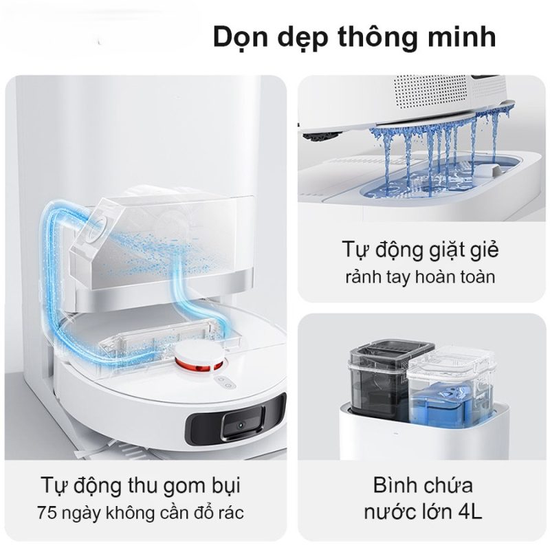 ROBOT HÚT BỤI LAU NHÀ XIAOMI VACUUM X20+ - 76 ROBOT HÚT BỤI LAU NHÀ XIAOMI VACUUM X20+